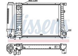 HLADNJAK VODE BMW-3 E30 87-94 316/318 BENZ.