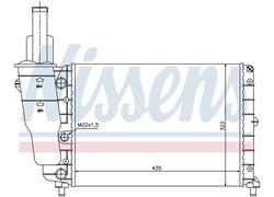 HLADNJAK VODE FIAT PUNTO 1,55