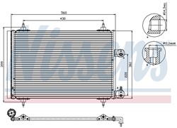 HLADNJAK KLIME CITROEN C5 I 1,8 I 16V-2,0 I 16V-2,0 HDI-2