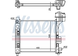 HLADNJAK VODE MERCEDES W168 AC- 97-