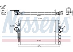 HLADNJAK INTERCOLERA 1,9 2,0 FORD GALAXY 95-06