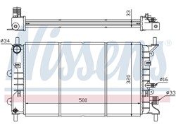 HLADNJAK VODE FORD ESCORT 5-6 1,4-1,6