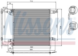 HLADNJAK KLIME MERCEDES ML 98-