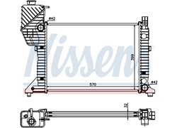 HLADNJAK VODE MERCEDES SPRINTER 214/314/414