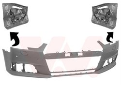 BRANIK PRED.AUDI A4 015-018 S RUP ZA SENZ+PERAČE+PREF.PARK ASIST