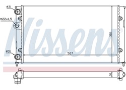 HLADNJAK VODE VW GOLF III 1,4/1,6 525X322X32