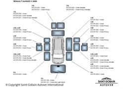 ZADNJA ŠAJBA REN KANGO 08- 1VR S.GOBAIN