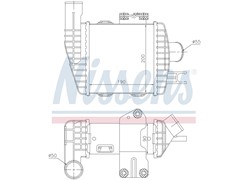 HLADNJAK INTERCOLERA HYUNDAI TUSCON 2,0CRDI 04-01