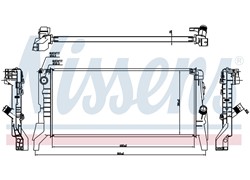 HLADNJAK VODE BMW X1 016- 2,0