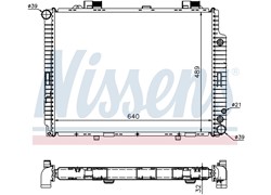 HLADNJAK VODE MERCEDES W210 220CDI 95>