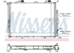 HLADNJAK VODE MERCEDES W210 300TD 95- AHE-TÜV