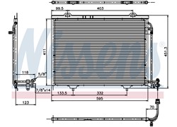 HLADNJAK KLIME MB-W203 200CDI/CLK/SLK