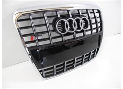 MASKA AUDI A6 04-08 MOD: S6 CRNA/SJAJNA S KROM LAJSNAMA