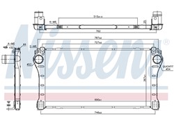 HLADNJAK INTERCOLERA TYOTA AVENSIS 09- 2,2D4D