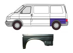 RUB VW T-4 91-03 Z/L KRATKI POLUSTRANICA