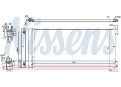 HLADNJAK KLIME REN TRAFIC 014- 1.6 CDTI(78.8X35.6X1.6)