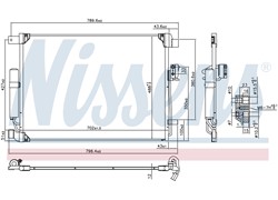 HLADNJAK KLIME NISSAN ANVARA 015- 2,3DCI