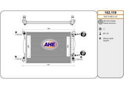 HLADNJAK VODE AUDI A-4 3,0