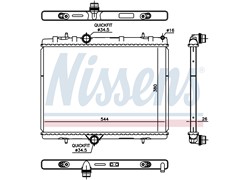 HLADNJAK VODE CITOREN C4 010- 1,6BLUEHD BERLINGO 1,2-