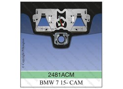 ŠAJBA BMW-7 G11/G1 015-019 SEN.TELECAM PROEKCIA PILKINGTON