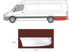 KRAJ ZAD.BLATOBR ZAD DIO(118CM DUG)MER. SPRINTER 06- LX