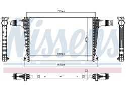 HLADNJAK INTERCOOLERA AUDI Q7/Q8 018- 3.0 DIZEL