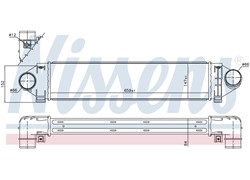 HLADNJAK INTERCOLERA FOR FOCUS C-MAX 03-07 16 18 2,0TDCI