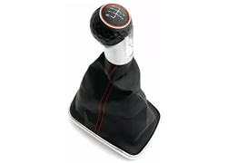 RUČKA MJENJAČA VW GOLF IV 98- R+5 CRNO/KROM/CRV(FI 12MM S KOŽOM)