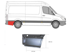 KRAJ ZAD. BLATOBRANA ZAD DIO MERC SPRINTER 06- DX