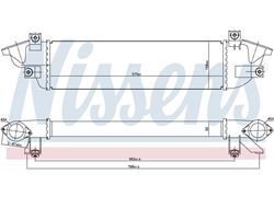 HLADNJAK INTERCOLERA MB L200  015- 2,4DI-D