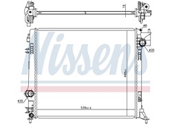 HLADNJAK VODE NISSAN QUASHAI 014- 1,5 DCI