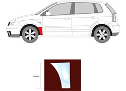 DONJI DIO BLATOBRANA VW POLO 01- LX