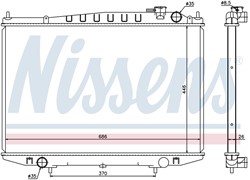 HLADNJAK VODE NISSAN PIC-UP 98-01 D22