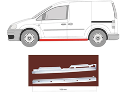 PRAG VW CADDY 04- LX ZA VOZILO S KLIZNIM VRATIMA