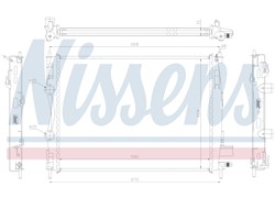 HLADNJAK VODE NISSAN QASHAI 07-10 1,5DCI 59*54