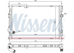 HLADNJAK VODE NISSAN QASHQAI 07-10 1,6 DCI TÜV KVALITET