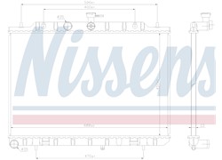 HLADNJAK VODE NISSAN X-TRAIL 2,0 TD TÜV KVALITET