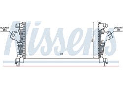 HLADNJAK INTERCOLERA OPEL ASTRA J 1,3 CDI 010-