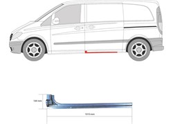 PRAG MERC LX VITO/VIANO(03-10) ISPOD KLIZNIH VRATA