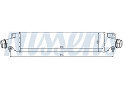 HLADNJAK INTERCOLERA OPEL CORSA D 06- 1,7