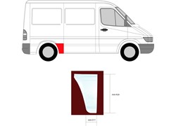 KRAJ ZAD BLATOBRANA PR. DIO 1200MM SPRINTER 96- DX