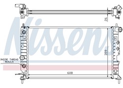 HLADNJAK VODE OPEL VECTRA B 16 18 20 2,5 2,0DI