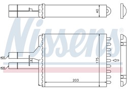 HLADNJAK GRIJANJA OPEL VECTRA B 96- BEZ