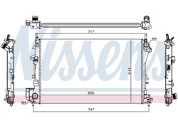 HLADNJAK VODE OPEL VECTRA C . 1.6-18I 16V(65X40.5)Z16XE-Z18X