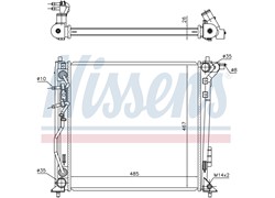 HLADNJAK VODE HYUNDAI TUSCON 015- 2,0 CRDI