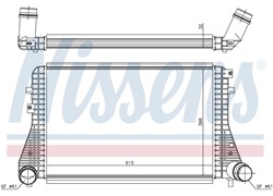 HLADNJAK INTERCOOLERA VW GOLF VI 08- 2.0 TDI