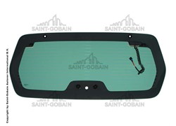 ZADNJA ŠAJBA CITROEN BERLINGO 2008- 1 VRATA TAMNA