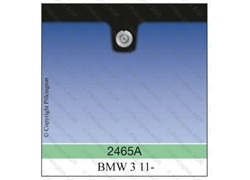 ŠAJBA BMW-3 F30/F31 012-019 VISOKI NOSAČ RETRO.PILKINGTO=S.BM031