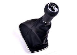 RUČKA MJENJAČA S KOŽOM VW GOLF 4 98- KROM 5 BRZINA FI 12MM