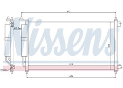 HLADNJAK KLIME NISSAN MICRA 02- BENZIN